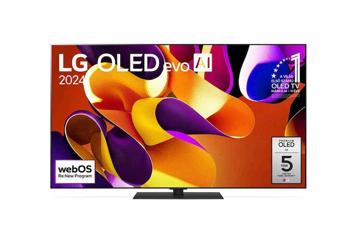 LG 55 colos LG OLED evo AI G4 4K Smart TV 2024, OLED55G43LS