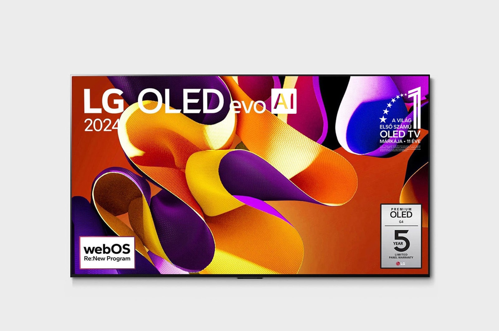 LG 65 colos LG OLED evo AI LG G4 4K Smart TV 2024, OLED65G42LW