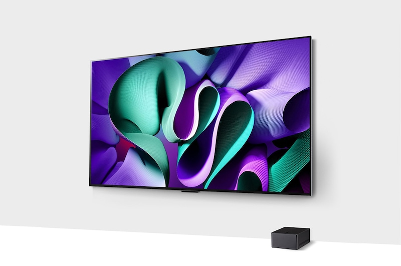 LG Valódi vezeték nélküli 97 hüvelykes LG SIGNATURE OLED M4 TV 4K 120Hz kép- és hangátvitellel , OLED97M49LA