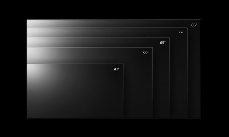 LG OLED C2 TV termékcsalád 42 colostól 83 colos méretekig