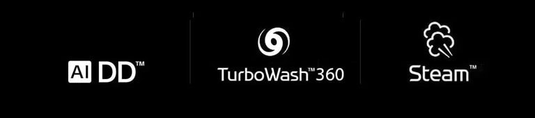 AI DD™  TurboWash™360˚  Steam™