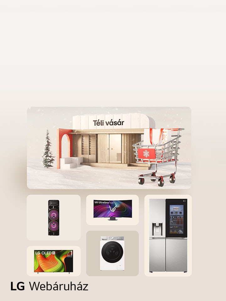 Téli vásár az LG Webáruházban