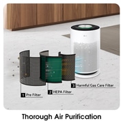 LG PuriCare™ 360˚ HIT Air Purifier, AS60GHWG0
