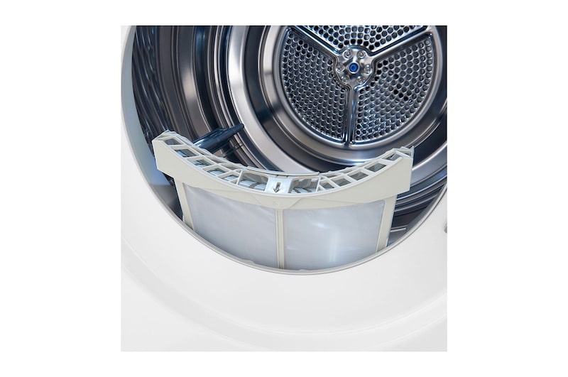 LG Pengering Pakaian Dryer LG 9kg, Front Loading - DUAL Inverter Heat Pump™ dengan ThinQ™, RV09VHP5W