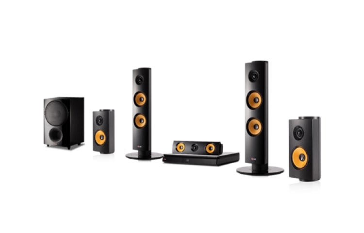 LG 1000W DVD Home Theater System, DH6340P