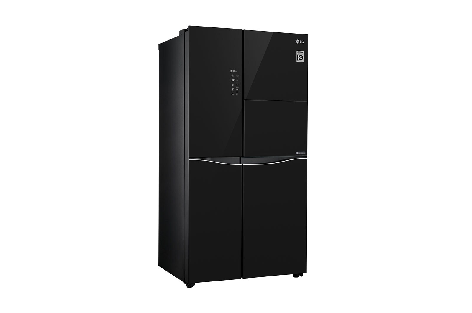 LG Kulkas Side by Side  675L gross /618L nett Inverter Linear Compressor dan Mini Bar, ThinQ™ dengan WiFi - Hitam, GC-C247UGUV