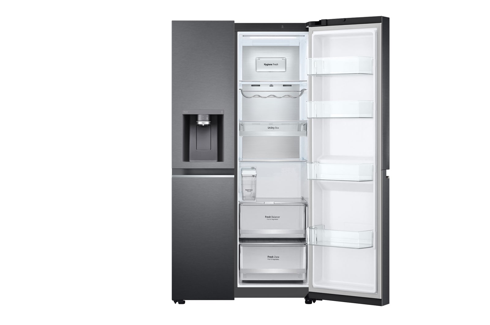 LG Kulkas Side by Side 674L / 617L, GC-L257CQEL