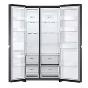 LG Kulkas Side by Side Terbaru Net 647L / Gross 694L dengan Pintu UltraSleek dan Door-in-Door™, GC-M257SQVS