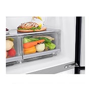 LG Kulkas Multi Door 595L gross / 458L nett Ramping dengan Inverter Linear Compressor, ThinQ™ dengan WiFi - Hitam Matte, GC-Q22FTQKL