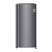 LG Kukas 1 Pintu 169L gross/ 164L nett dengan kotak buah dan sayuran yang lebih besar - Dark Graphite Steel, GN-201CK