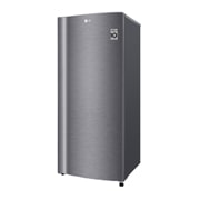 LG Kukas 1 Pintu 169L gross/ 164L nett dengan kotak buah dan sayuran yang lebih besar - Dark Graphite Steel, GN-201CK