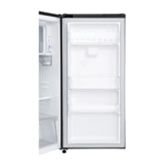 LG Kukas 1 Pintu 169L gross/ 164L nett dengan kotak buah dan sayuran yang lebih besar - Dark Graphite Steel, GN-201CK