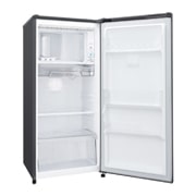 LG Kukas 1 Pintu 169L gross/ 164L nett dengan kotak buah dan sayuran yang lebih besar - Dark Graphite Steel, GN-201CK