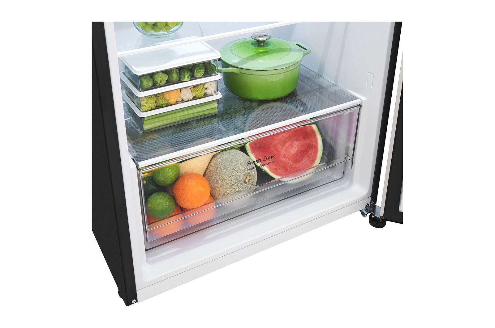 LG Kulkas 2 Pintu LG Refrigerator Objet Collection Terbaru, Nett 375L / Gross 410L dengan Warna Nature Beige dan DoorCooling+, GN-B372PQGB