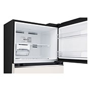 LG Kulkas 2 Pintu LG Refrigerator Objet Collection Terbaru, Nett 375L / Gross 410L dengan Warna Nature Beige dan DoorCooling+, GN-B372PQGB