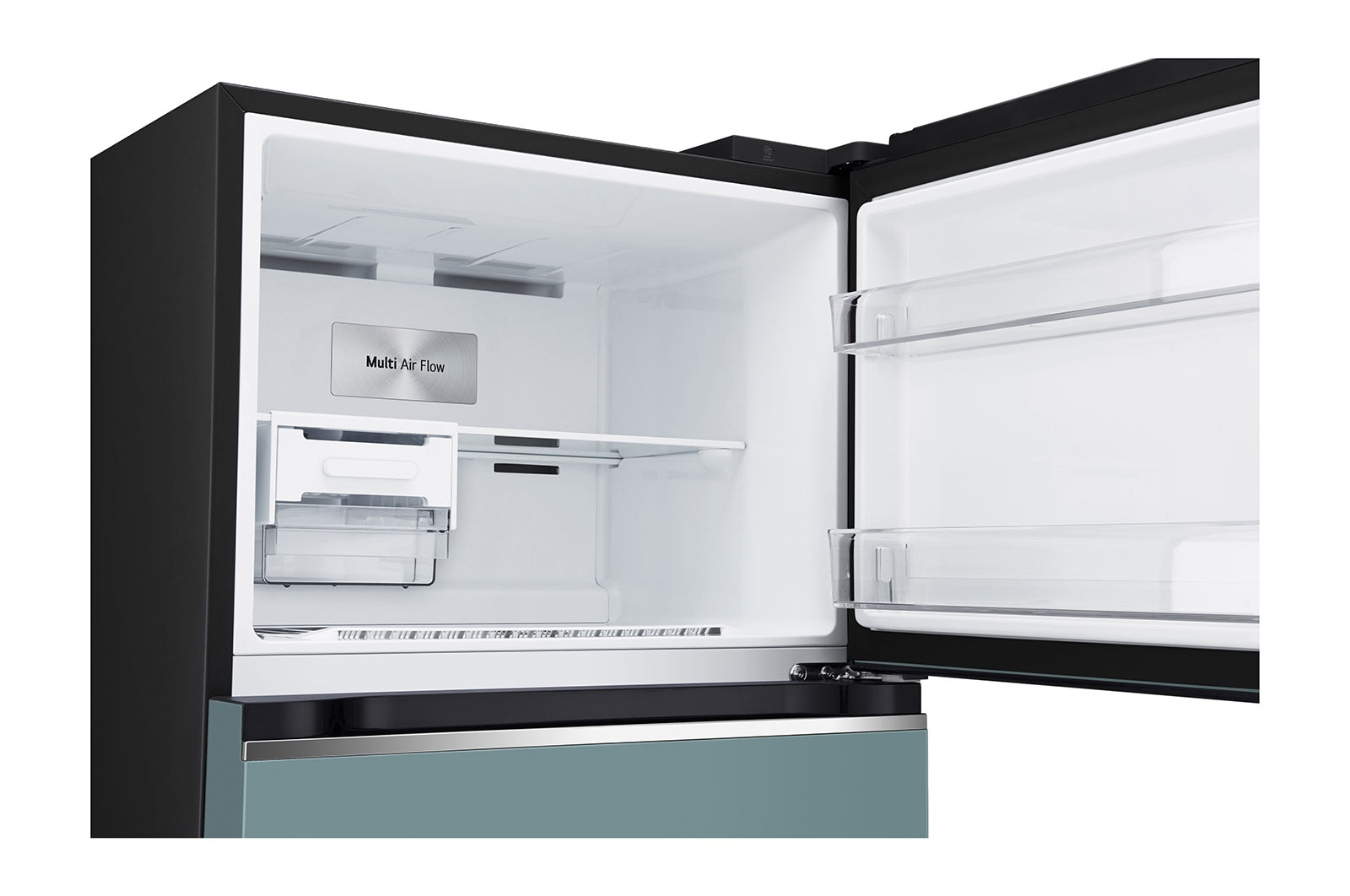 LG Kulkas 2 Pintu LG Refrigerator Objet Collection Terbaru, Nett 375L / Gross 410Ldengan Warna Clay Mint dan DoorCooling+, GN-B372PQGM