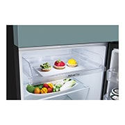 LG Kulkas 2 Pintu LG Refrigerator Objet Collection Terbaru, Nett 375L / Gross 410Ldengan Warna Clay Mint dan DoorCooling+, GN-B372PQGM