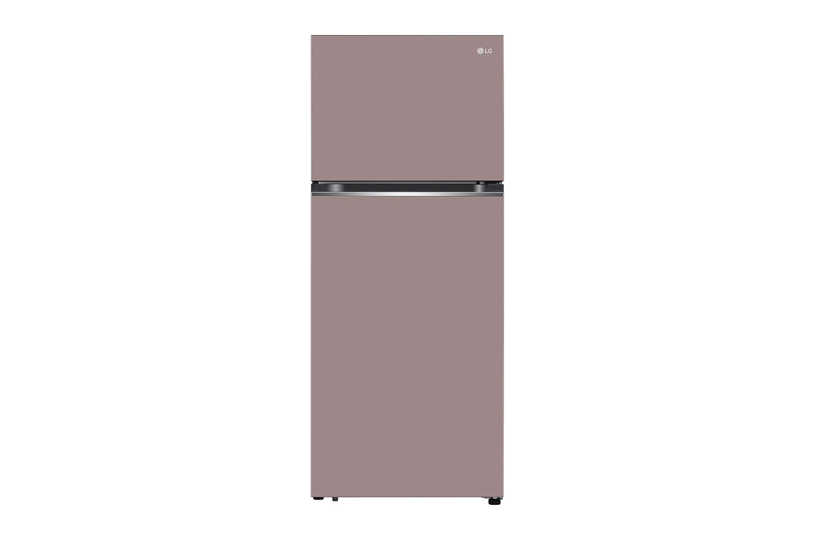 LG Kulkas 2 Pintu LG Refrigerator Objet Collection Terbaru, Nett 375L / Gross 410L dengan Warna Clay Pink dan DoorCooling+, GN-B372PQGP