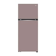 LG Kulkas 2 Pintu LG Refrigerator Objet Collection Terbaru, Nett 375L / Gross 410L dengan Warna Clay Pink dan DoorCooling+, GN-B372PQGP