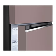 LG Kulkas 2 Pintu LG Refrigerator Objet Collection Terbaru, Nett 375L / Gross 410L dengan Warna Clay Pink dan DoorCooling+, GN-B372PQGP