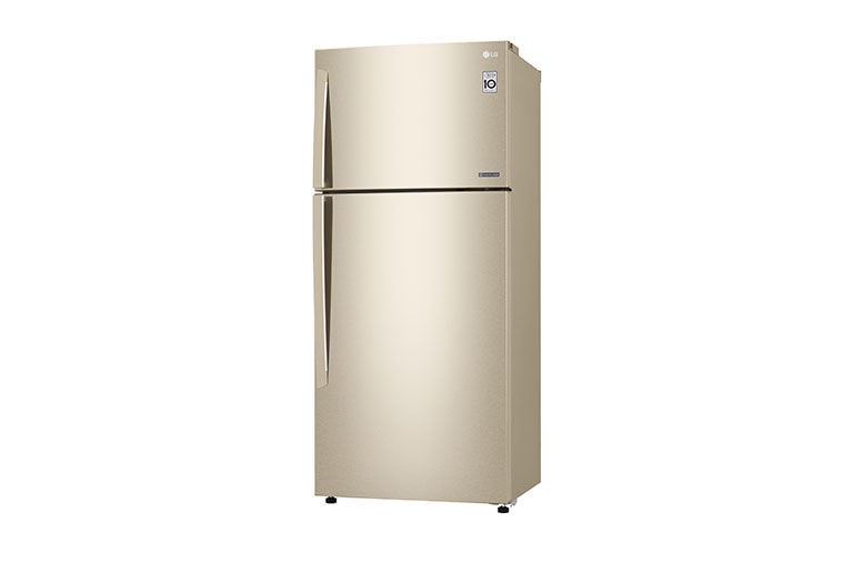 LG Kulkas 2 Pintu 516L gross/478L nett Inverter Linear Compressor dengan Door Cooling+™ dan Multi Air Flow - Gold, GN-C602HVCU