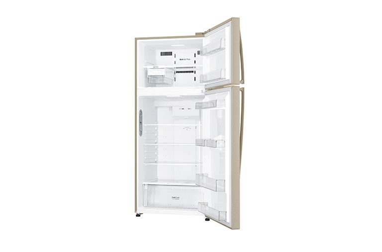 LG Kulkas 2 Pintu 516L gross/478L nett Inverter Linear Compressor dengan Door Cooling+™ dan Multi Air Flow - Gold, GN-C602HVCU