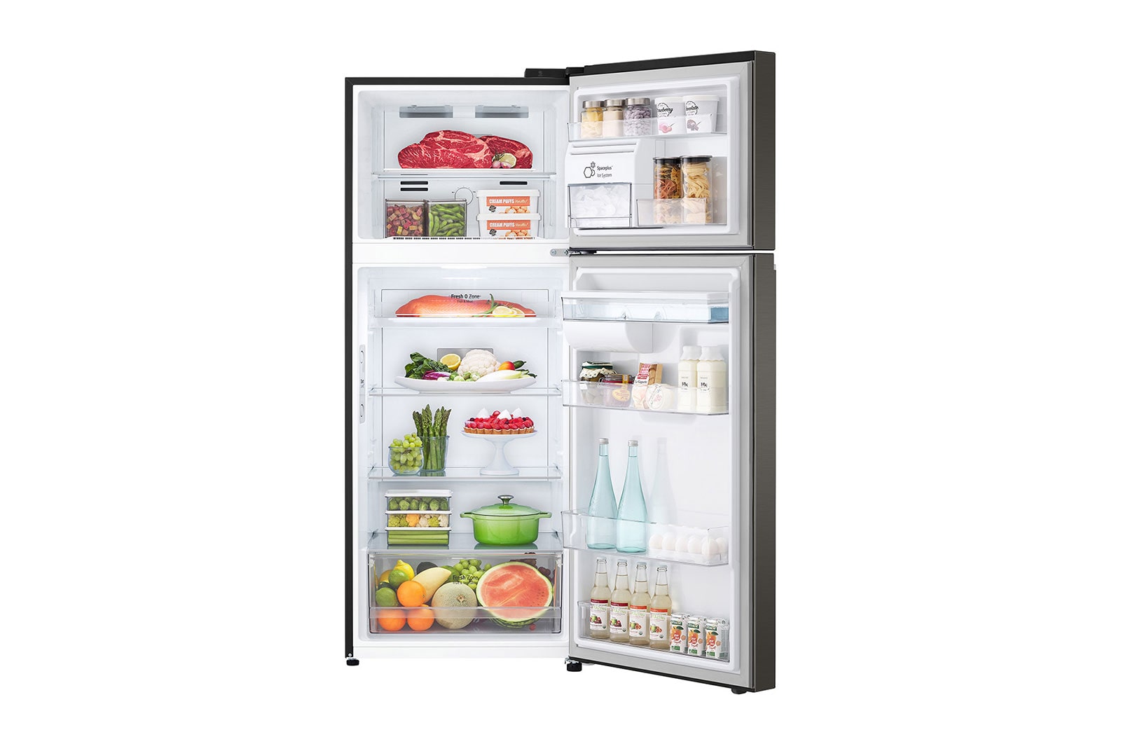 LG Kulkas 2 Pintu  Auto Ice Maker 410L / 374L, GN-F372PXAK