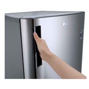 LG Kulkas 1 Pintu 199L dengan Kotak Sayur Besar dan Handel Pintu Ergonomis - Platinum, GN-INV331SL