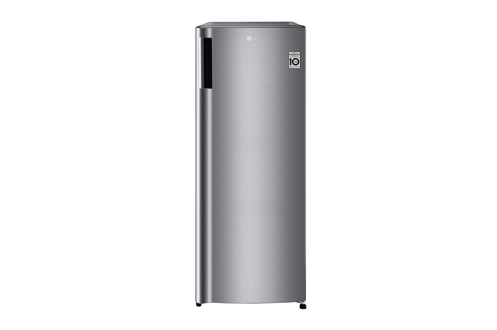 LG Kulkas 1 Pintu 199L dengan Kotak Sayur Besar dan Handel Pintu Ergonomis - Platinum, GN-INV331SL