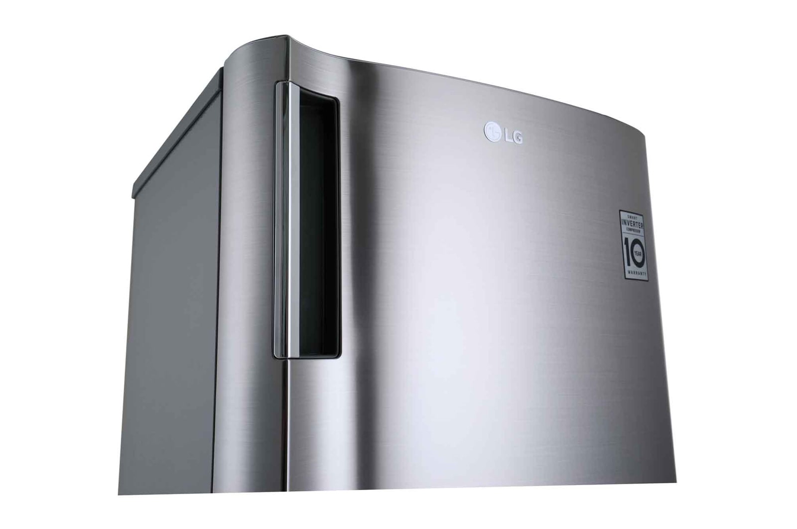 LG Kulkas 1 Pintu 199L dengan Kotak Sayur Besar dan Handel Pintu Ergonomis - Platinum, GN-INV331SL