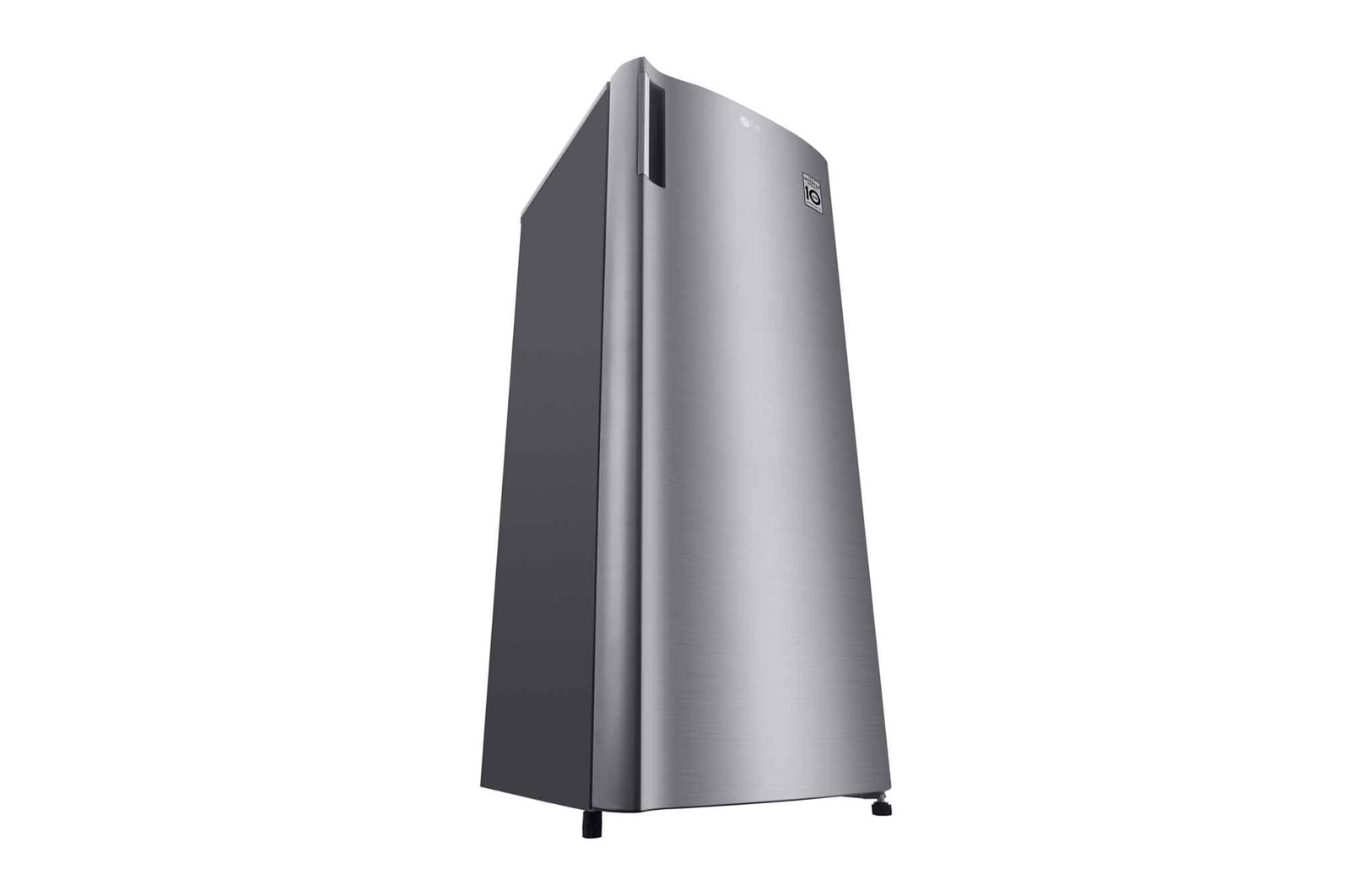 LG Kulkas 1 Pintu 199L dengan Kotak Sayur Besar dan Handel Pintu Ergonomis - Platinum, GN-INV331SL