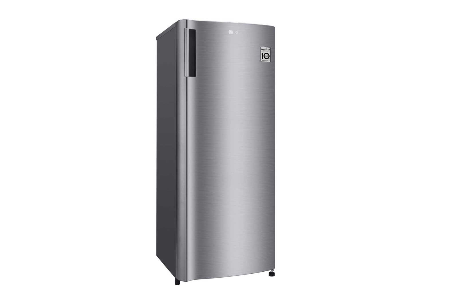 LG Kulkas 1 Pintu 199L dengan Kotak Sayur Besar dan Handel Pintu Ergonomis - Platinum, GN-INV331SL