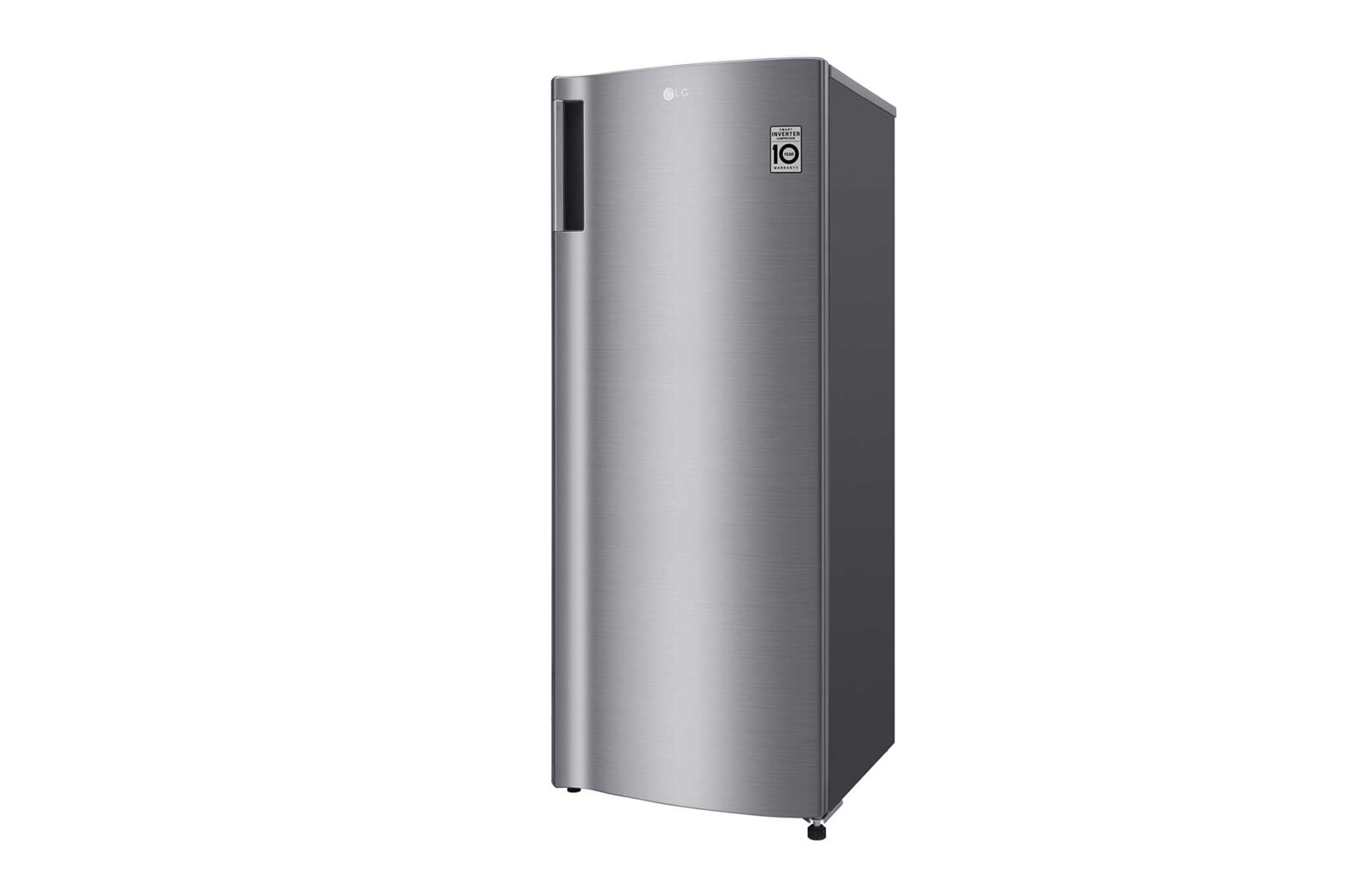 LG Kulkas 1 Pintu 199L dengan Kotak Sayur Besar dan Handel Pintu Ergonomis - Platinum, GN-INV331SL