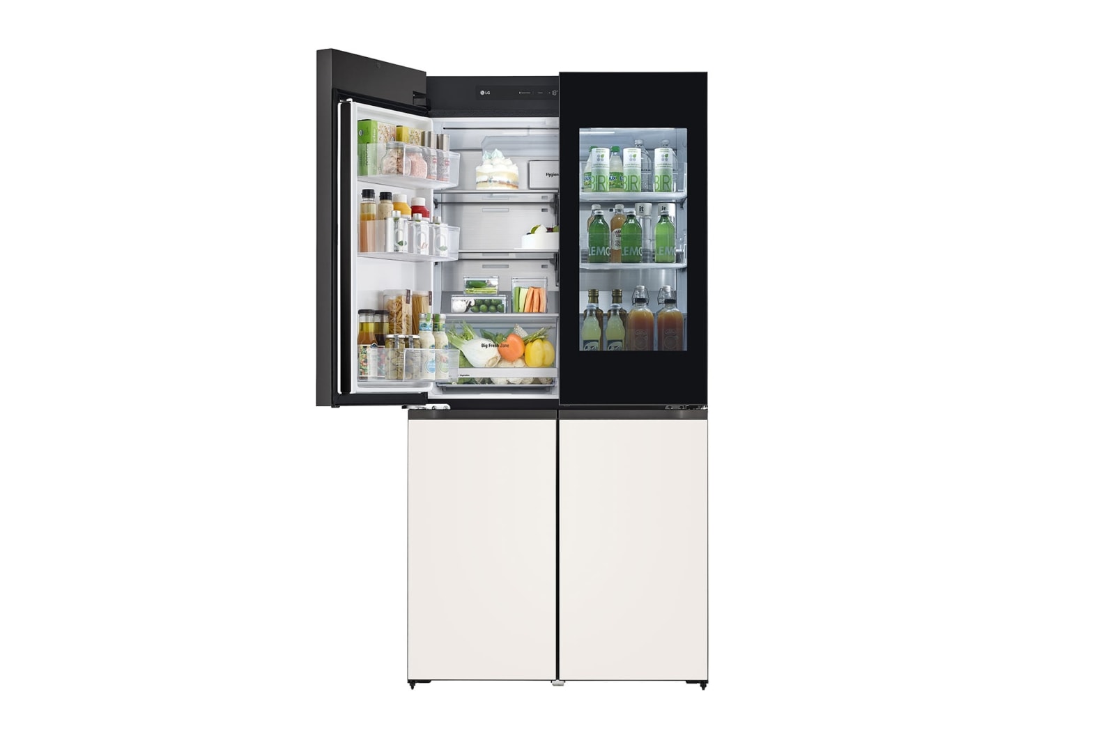 LG Kulkas Objet InstaView™ 684L / 617L, GR-A24FQSMB