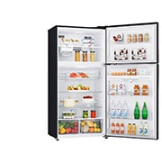 LG Kulkas 2 Pintu 630L gross /592L nett Inverter Linear Compressor dengan Hygiene Fresh+™, ThinQ™ dengan WiFi - Hitam Matte, GR-H802HQHU