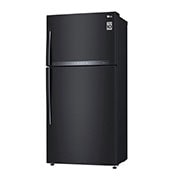 LG Kulkas 2 Pintu 630L gross /592L nett Inverter Linear Compressor dengan Hygiene Fresh+™, ThinQ™ dengan WiFi - Hitam Matte, GR-H802HQHU