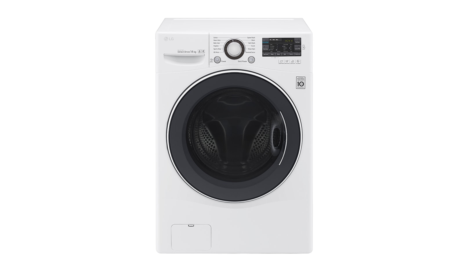 LG Mesin Cuci Front Loading, 14kg – Hemat Listrik dengan Inverter Direct Drive, F1014NTGW