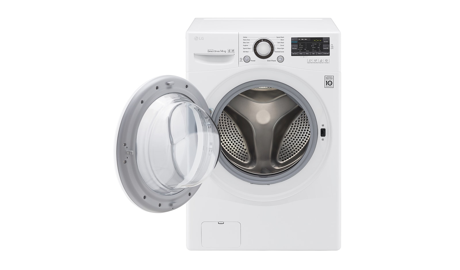 LG Mesin Cuci Front Loading, 14kg – Hemat Listrik dengan Inverter Direct Drive, F1014NTGW