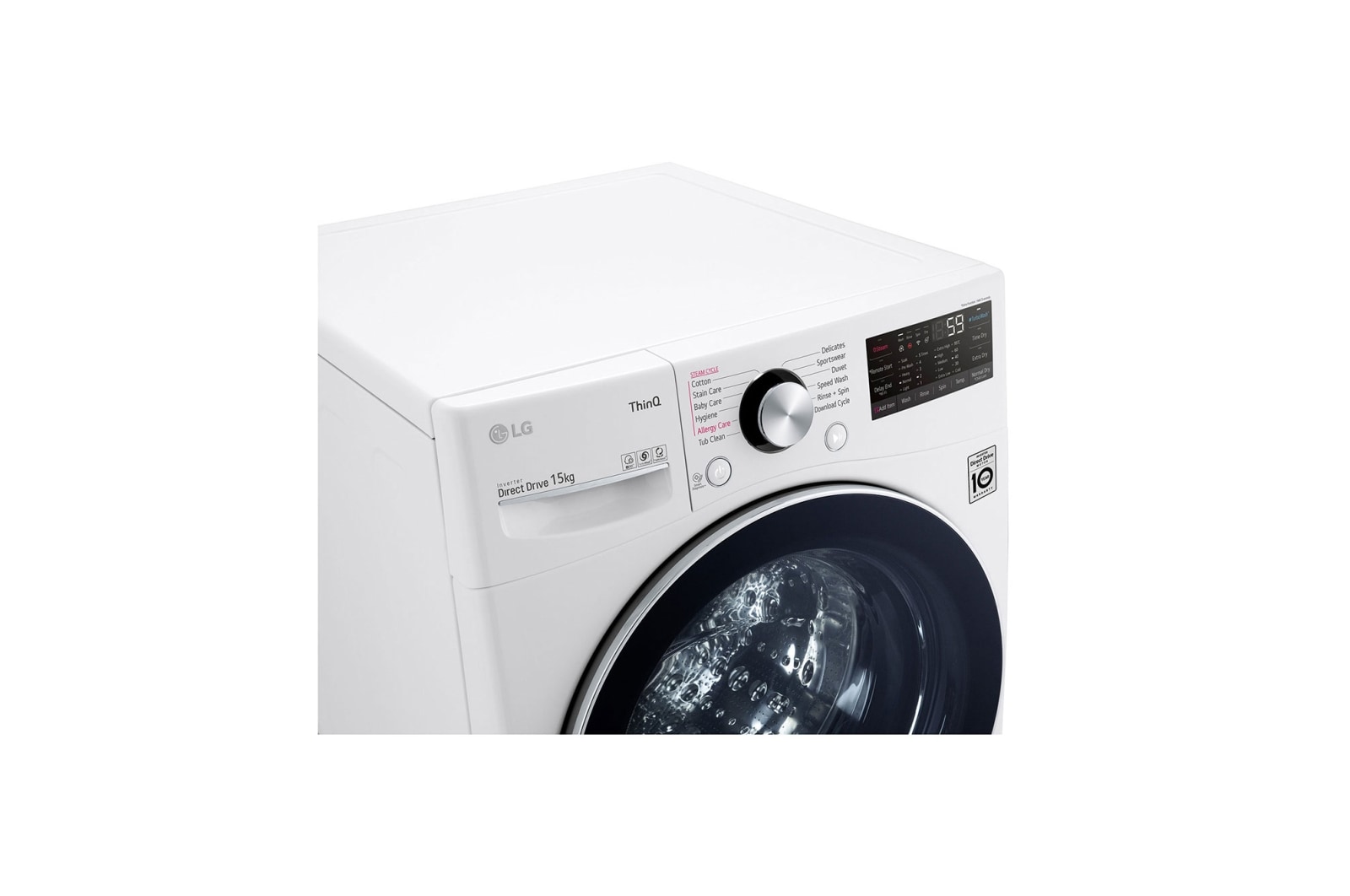 LG 15kg Front Loading Mesin Cuci AI DD™, F2515STGW