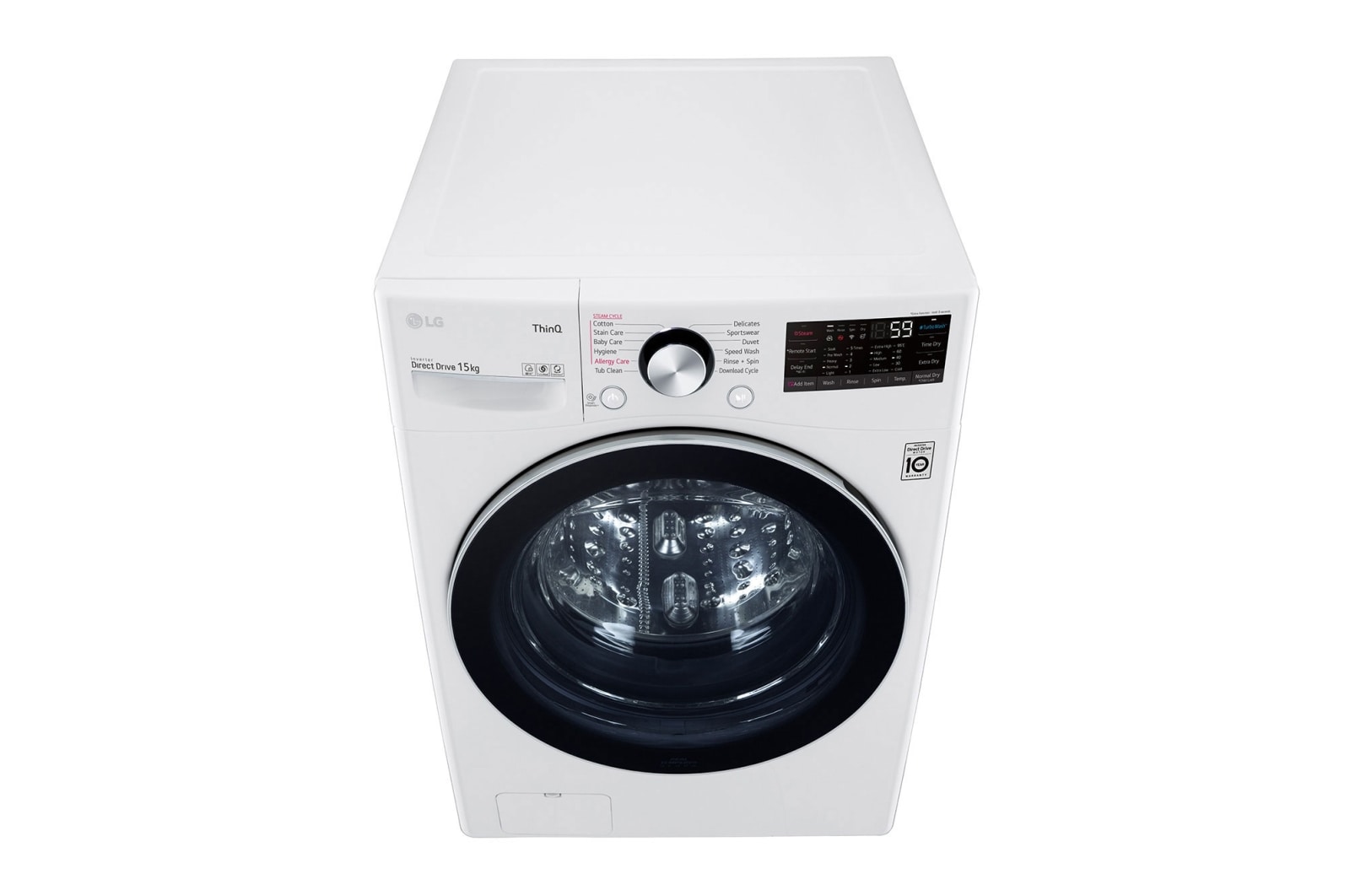 LG 15kg Front Loading Mesin Cuci AI DD™, F2515STGW