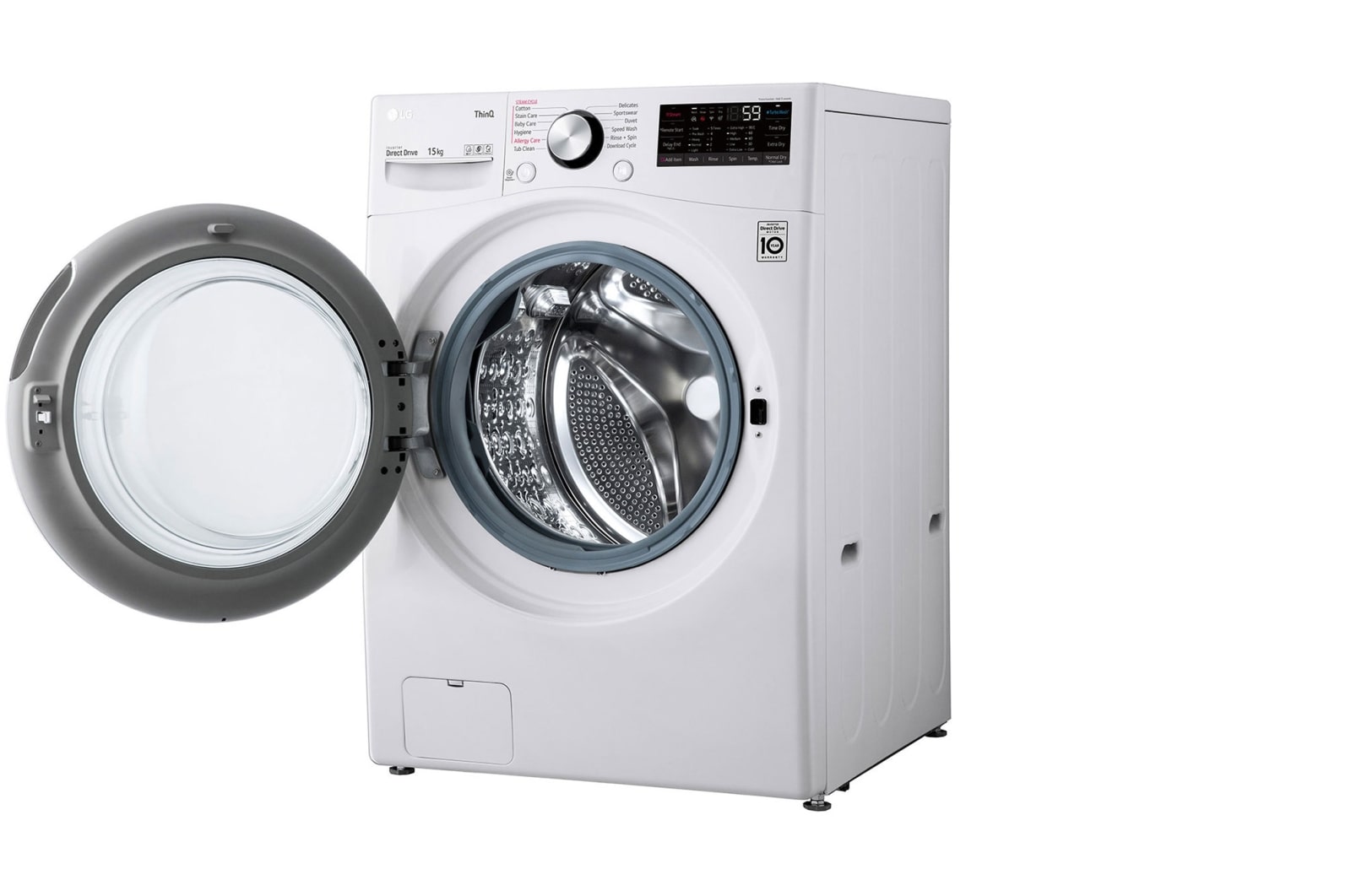 LG 15kg Front Loading Mesin Cuci AI DD™, F2515STGW