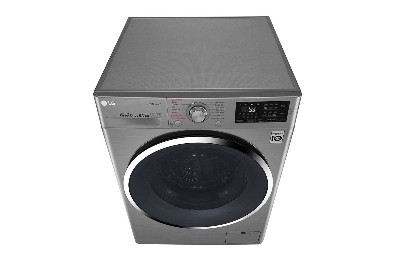 LG Mesin Cuci LG 8.5kg, Front Loading - Hemat Listrik dengan 6Motion DD Motor, FC1285S5V