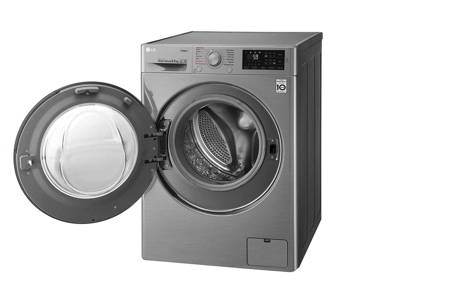 LG Mesin Cuci LG 8.5kg, Front Loading - Hemat Listrik dengan 6Motion DD Motor, FC1285S5V