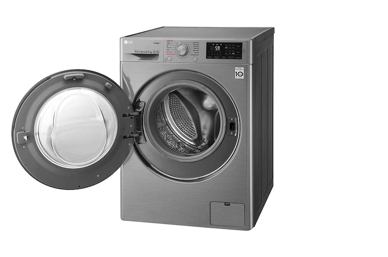 LG Mesin Cuci LG 8.5kg, Front Loading - Hemat Listrik dengan 6Motion DD Motor, FC1285S5V