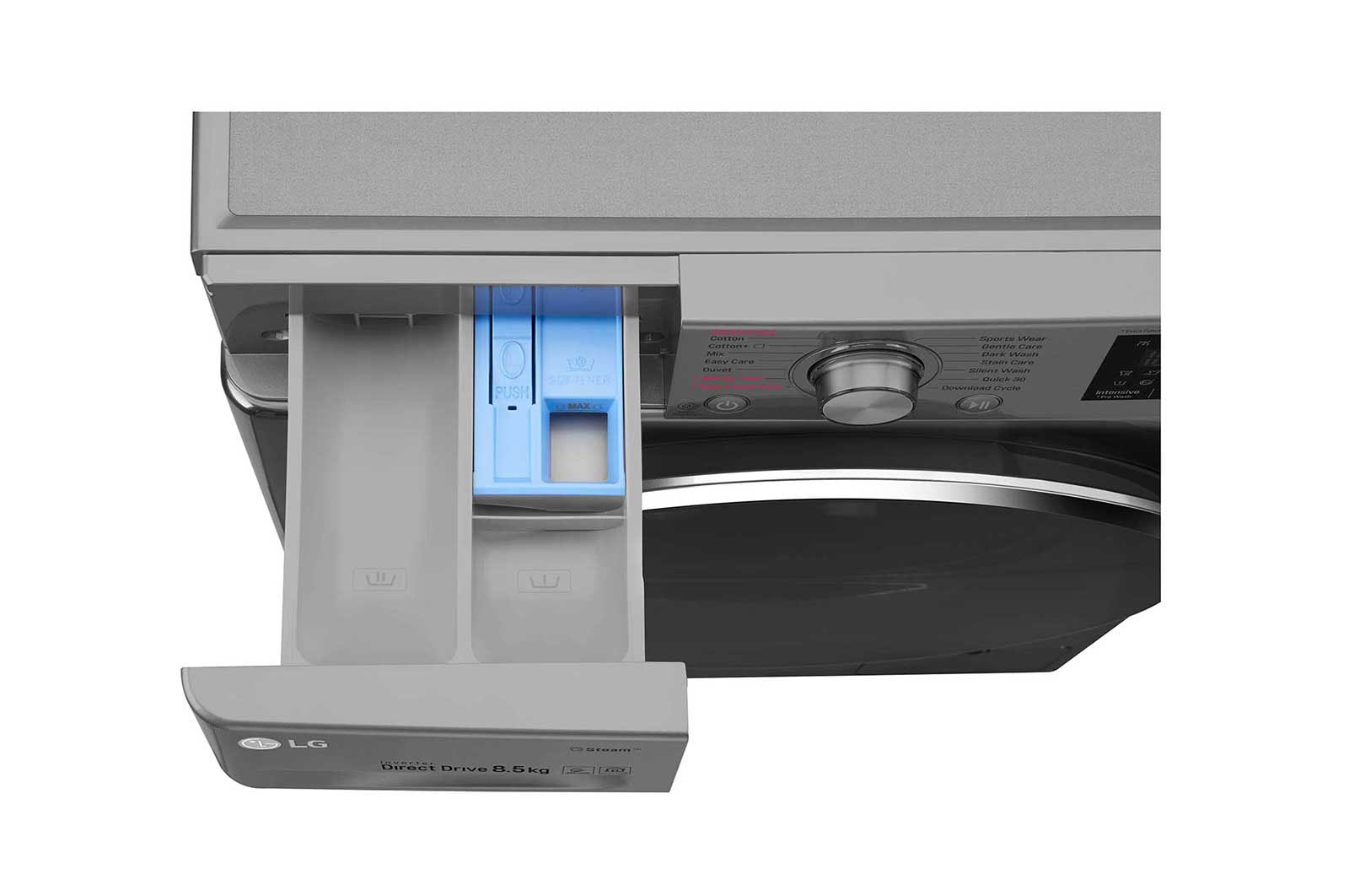 LG Mesin Cuci LG 8.5kg, Front Loading - Hemat Listrik dengan 6Motion DD Motor, FC1285S5V