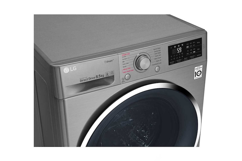 LG Mesin Cuci LG 8.5kg, Front Loading - Hemat Listrik dengan 6Motion DD Motor, FC1285S5V