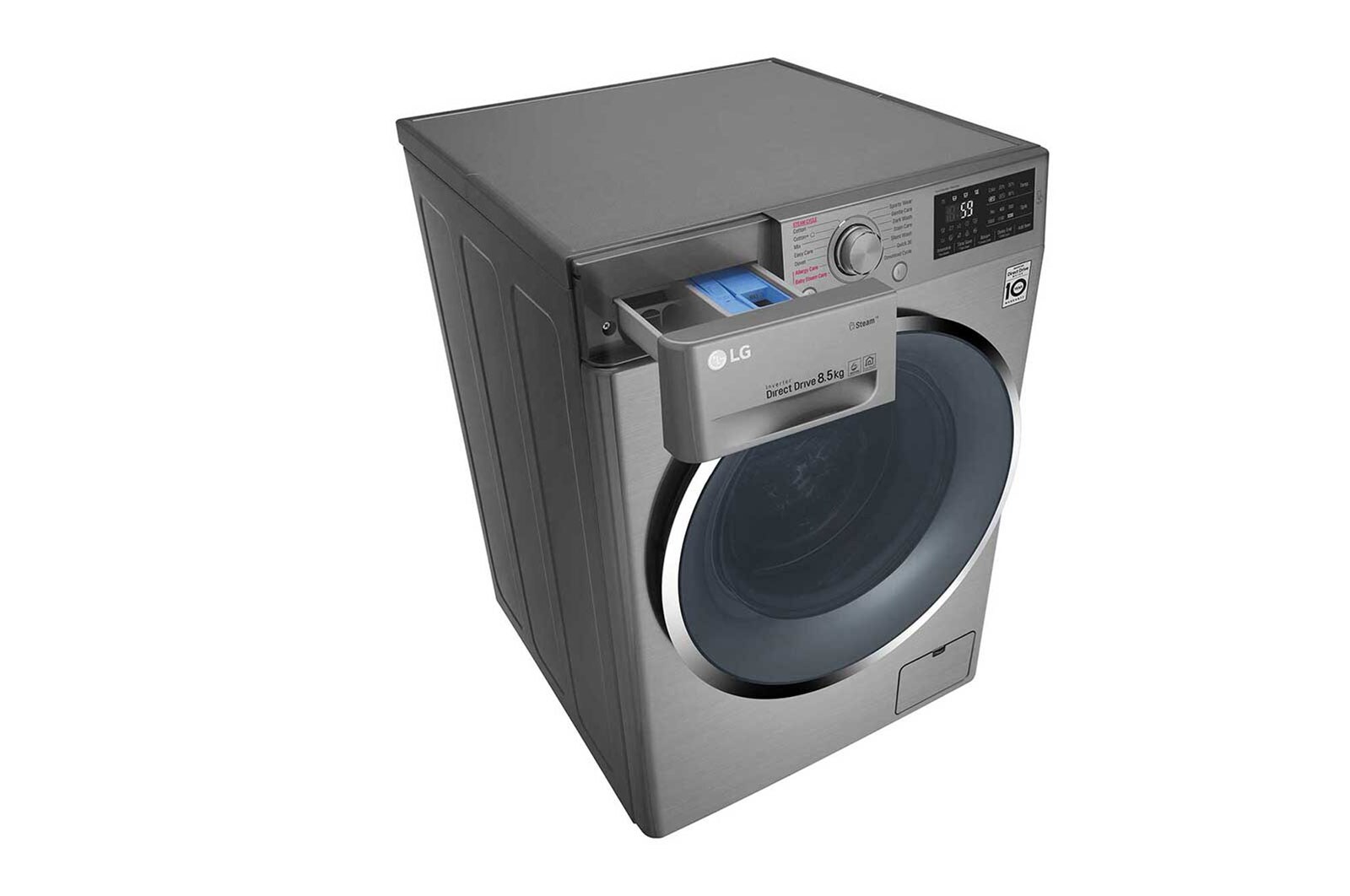 LG Mesin Cuci LG 8.5kg, Front Loading - Hemat Listrik dengan 6Motion DD Motor, FC1285S5V