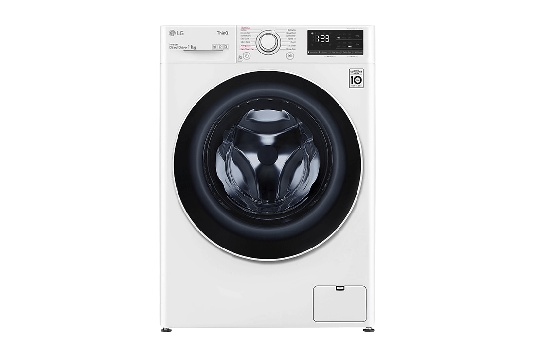 LG Mesin Cuci LG 11kg, Front Loading AI DD™, FV1411S5WN