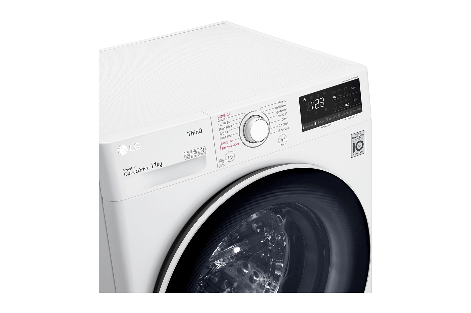 LG 11kg Front Loading Mesin Cuci AI DD™, FV1411S5WN