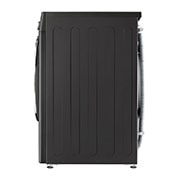 LG Mesin Cuci LG 10.5kg, Front Loading AI DD™ dengan Steam+™ dan TurboWash 360™, ThinQ™ dengan WiFi - Hitam Metalik, FV1450S1B